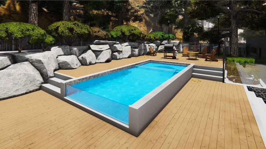 News - The world’s first 3D printed fiberglass swimming pool