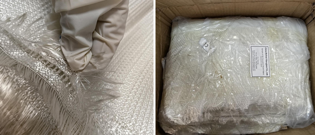 3D fiberglass woven fabric samples successfully shipped, empowering new heights in composite lamination!