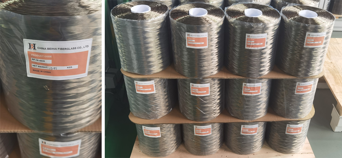 Basalt fiber roving is used to manufacture basalt composite reinforcement