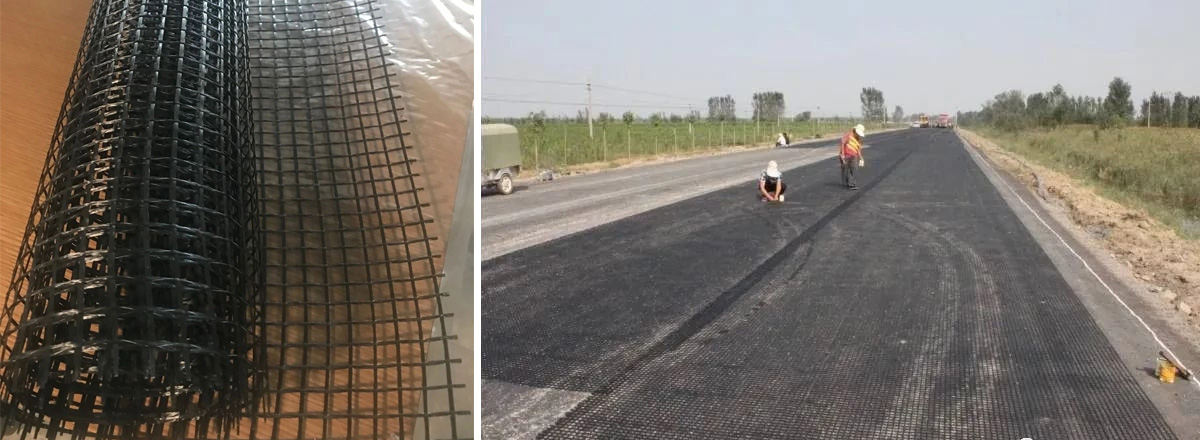 Süsinikkiust geovõrkude ehitusprotsess